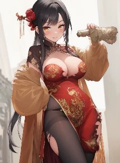 （媚黑全家桶） 身为武道圣女的旗袍妈妈