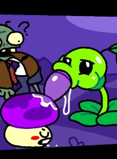 豌豆射手爱上了大喷菇~但是被戴夫NTR了！