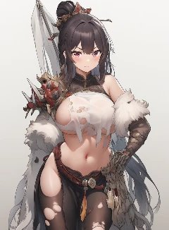 在师傅的要求下，绝色女侠成为小男孩的炉鼎