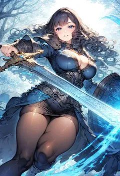大剑女武神迪妮莎，被龙根主人侵犯到潮吹！沦为只知喷水的母猪便器！